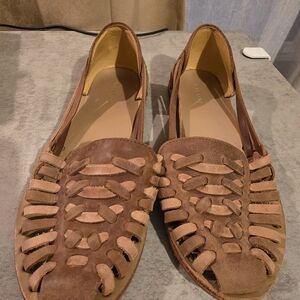 Nisolo Brown Leather Women's Huracha Sandal